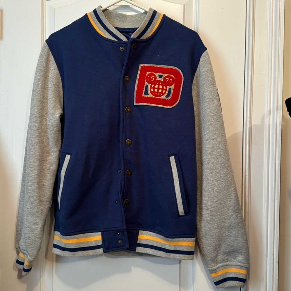 Walt Disney world parks letterman Varsity jacket, small, blue